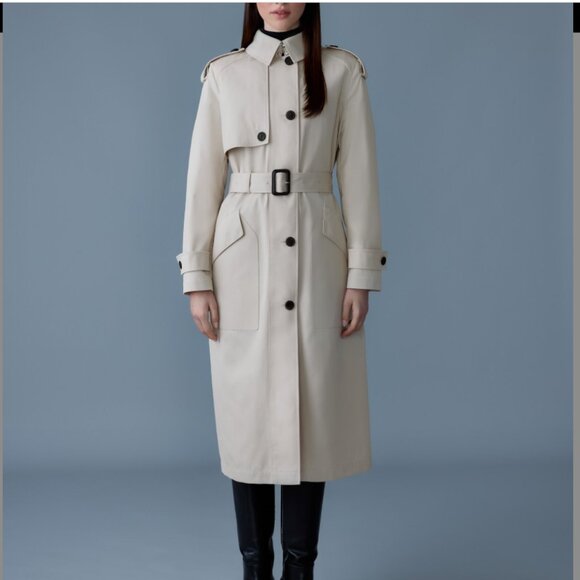 Mackage Akili Water Repellent Trench Coat - Picture 1 of 13